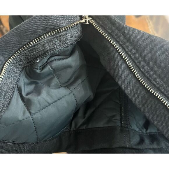 Carhartt Men's Loose Fit Washed Duck Insulated Bib Overall - Picture 6 of 8